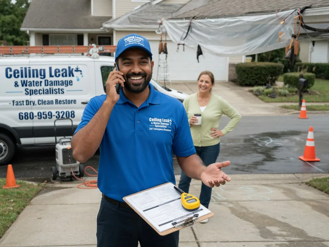 Ceiling Leak Cleanup Mallory, WV FAQs